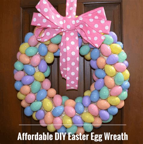 How to Make an Easter Egg Wreath | Faithfully Free