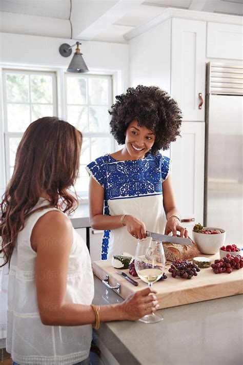 "Friends Cooking A Meal In Kitchen" by Stocksy Contributor "Trinette ...