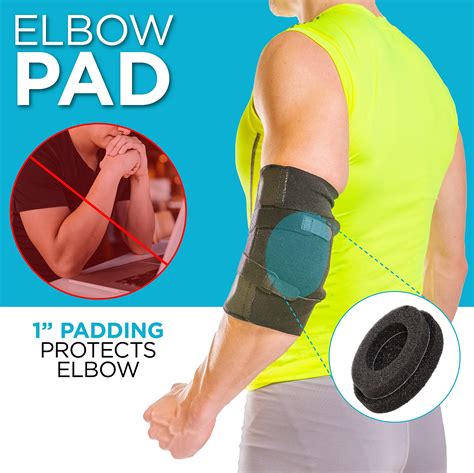 BraceAbility Cubital Tunnel Syndrome Brace - Ulnar Nerve Padded Elbow Splint for Sleeping and ...