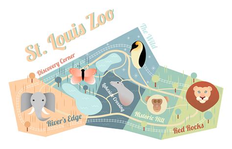 St. Louis Zoo Map :: Behance