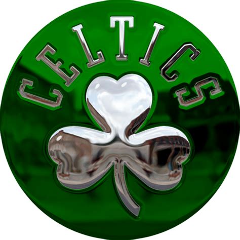 Chrome Boston Celtics Logo (PSD) | Official PSDs