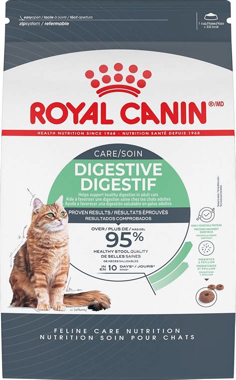 ROYAL CANIN Feline Digestive Care Dry Cat Food, 3-lb bag - Chewy.com