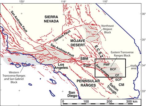 Southern California Fault Map