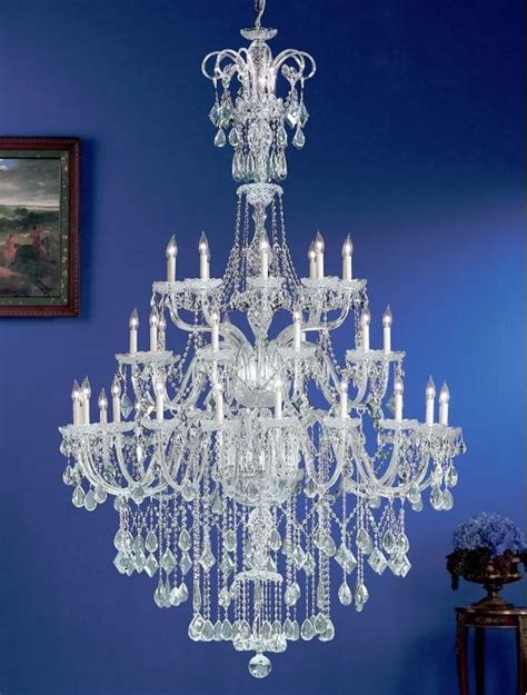 Classic Lighting 8289-CH 88" Crystal All Glass Chandelier from the ...