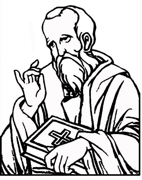 St. Peter the Apostle Catholic Coloring Page. Feast day is June 29. He ...