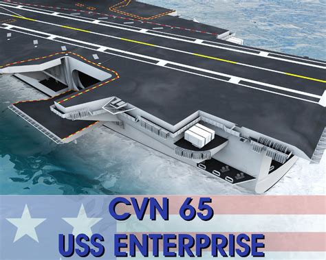 USS Enterprise (CVN-65) 3D Models AliceFromLake