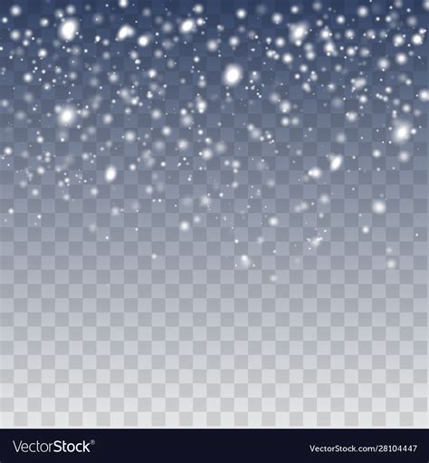 Falling snow background snowfall Royalty Free Vector Image