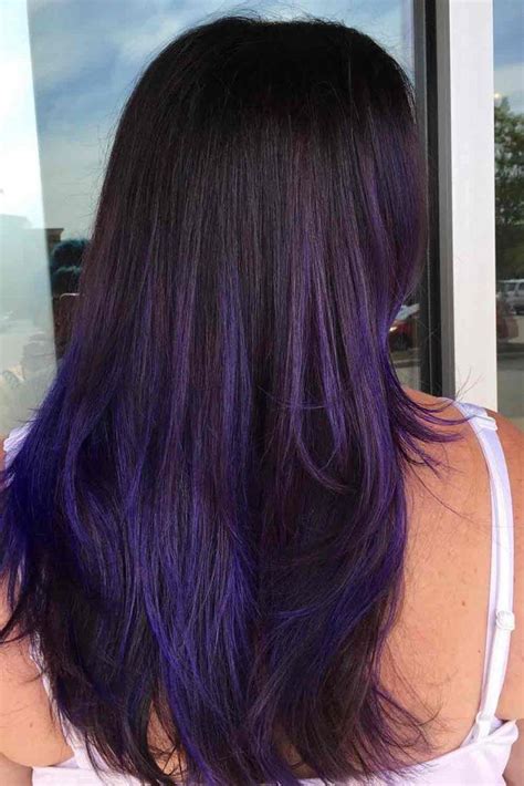 Midnight Purple Hair Color