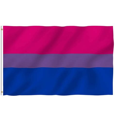 Bissexuais Bandeira do Orgulho LGBT de Poliéster de Alta Qualidade Tamanho 90*150 cm 3*5 M Rosa ...