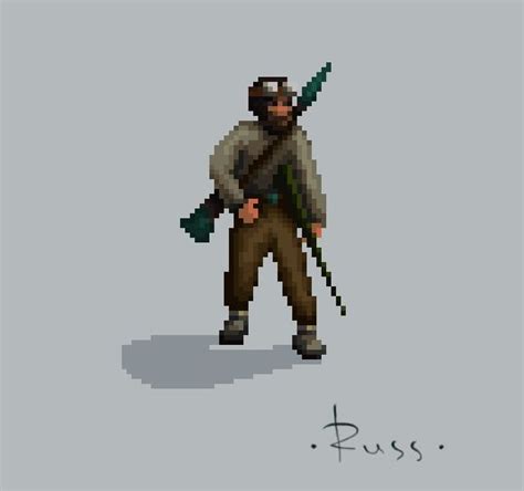 pixel art --- soldier --- by RUSS