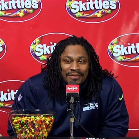 Seahawks' Marshawn Lynch Holds Press Conference With Skittles | Complex