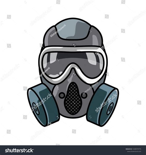 Special Forces Gas Mask Isolated Stock Vector (Royalty Free) 1538979770 | Shutterstock