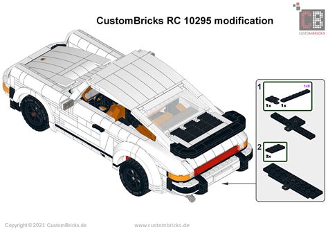 LEGO Technic Model Custombricks Custom 10295 Porsche RC Modification ...