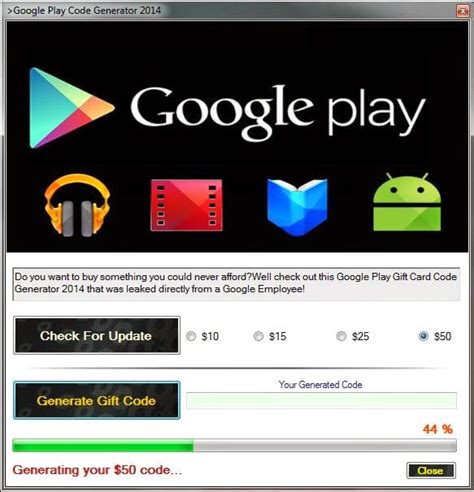 Google Play Gift Card Code Generator Hack 2014 [No Survey] [Free ...