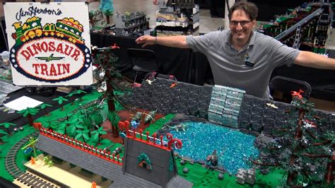 Jim Henson's Dinosaur Train in LEGO – Motorized Waterfall & Train ...