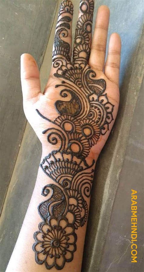 50 Front Hand Mehndi Design (Henna Design) - October 2019 | Full hand mehndi designs, Beginner ...