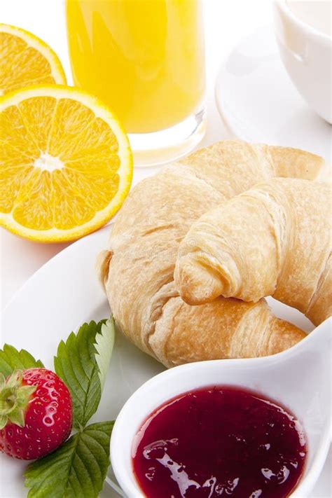 Traditional French Breakfast Croissant Stock Image - Image of energy, fresh: 26223141