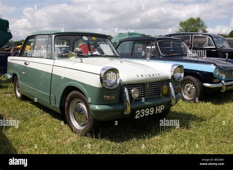 triumph herald sports car cars english 1960 1960s nineteen sixties slow Stock Photo - Alamy