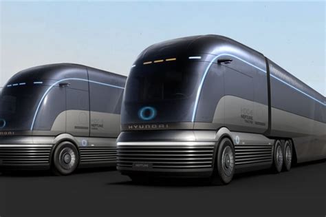 Hyundai Reveals Design of HDC-6 Neptune Hydrogen Fuel-Cell Semi-Truck