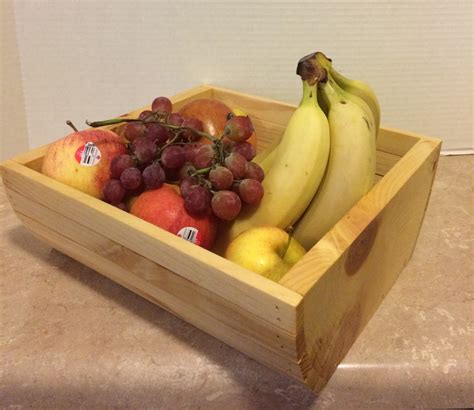 Fruit basket wooden fruit basket wooden basket basket for fruit kitchen ...