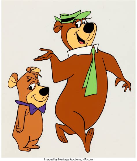 Yogi Bear and Boo Boo Color Model Cel (Hanna-Barbera, c. 1970s).... | Lot #15299 | Heritage Auctions