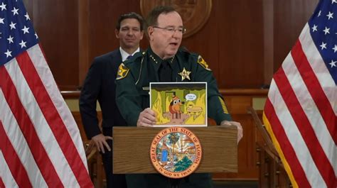 Florida Sheriff Grady Judd Uses 'This Is Fine' Meme At Official Press ...