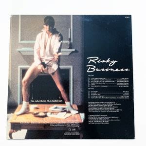 Vintage Risky Business Soundtrack LP Record Vinyl 12 - Etsy