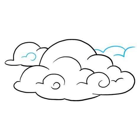 How to Draw Clouds - Really Easy Drawing Tutorial | Cloud drawing ...