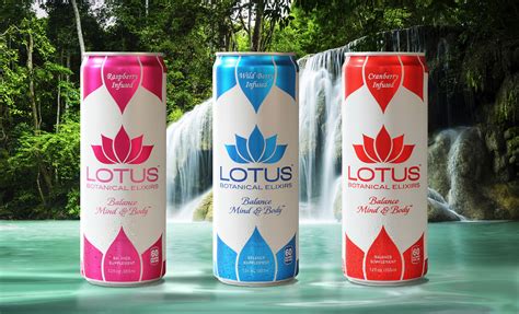 Lotus Botanical Elixirs launch in Rexam Sleek® cans