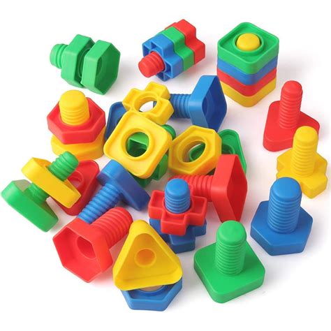 RONSHIN Nuts and Bolts Toys for Toddlers Preschoolers Kids STEM Educational Building ...