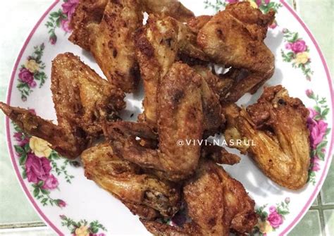 Resep Sayap goreng tepung terigu oleh vivi.Nasrul - Cookpad