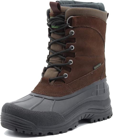 Amazon.com | Men's Winter uggs are Waterproof, Non-Slip Safe and Warm ...