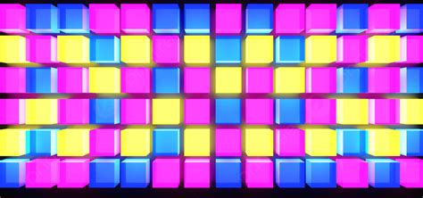 Colorful Glass Grid Pattern Cube Neon Wallpaper Background, Colorful, Grid Pattern, Neon ...