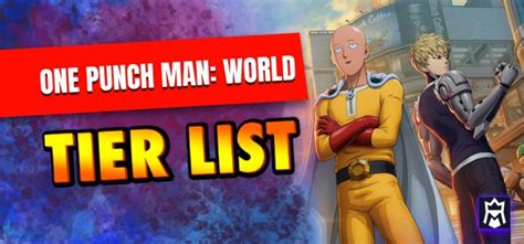 One Punch Man World Tier List (November 2024) [Best Characters]