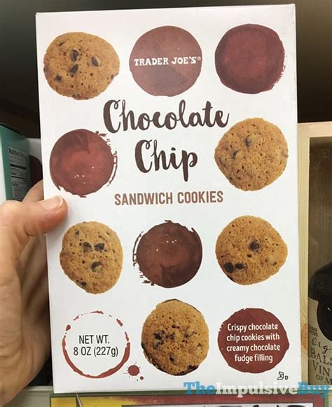 SPOTTED ON SHELVES: Trader Joe's Chocolate Chip Sandwich Cookies - The Impulsive Buy