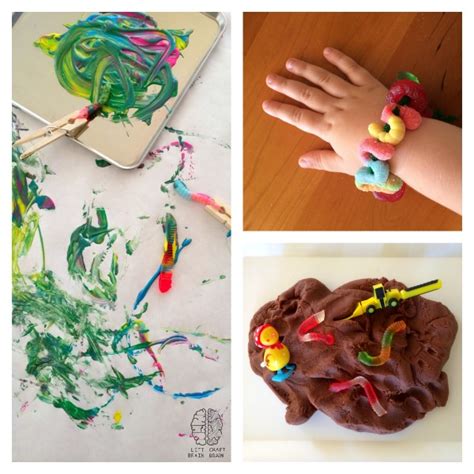 10+ Squiggly Wiggly Gummy Worm Activities + Love to Learn Linky - Left Brain Craft Brain