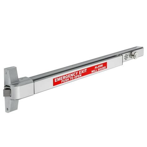 Dynasty Hardware Commercial Door Push Bar Panic Exit Device With Alarm Sprayed Aluminum ...