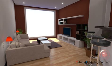 TutorialField.blogspot.com: Blender 3D - Interior Design (experimental renderings) #004