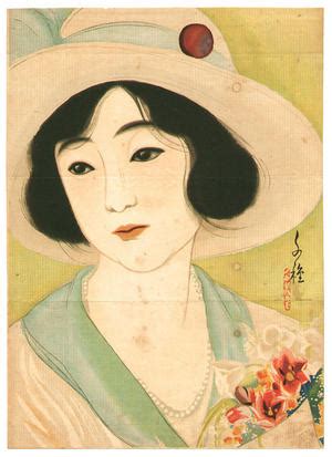 Chigusa Kotani: Lady in modern dress in Taisho era - Japanese Art Open ...