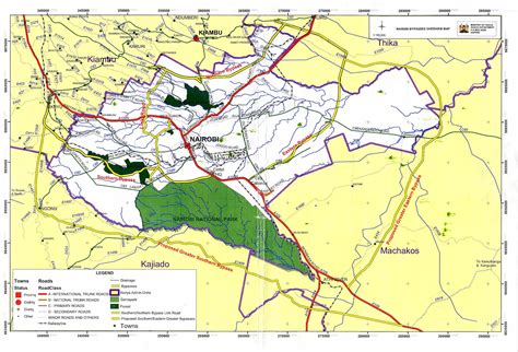 Nairobi National Park Map • mappery