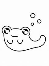 Tadpole Coloring Pages sketch template
