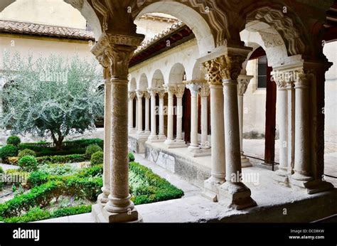 Aix Cathedral cloister (Cathédrale Saint-Sauveur d'Aix) Aix-en-Provence, Roman Catholic , seat ...