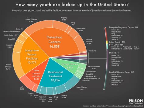 New report, Youth Confinement: The Whole Pie 2019, breaks down where ...