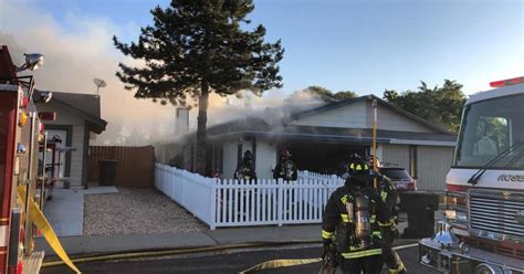 Roseville Duplex Damaged In Fire, Crews Stop Flames From Spreading - CBS Sacramento