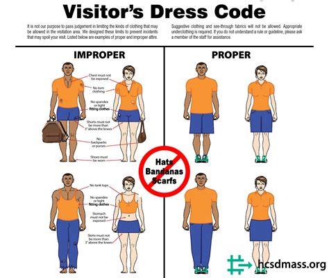 Dressing Code When Visiting an Incarcerated Person