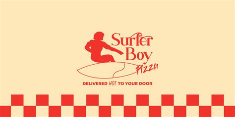 Surfer Boy Pizza | Logo + Pizza Box Rebrand on Behance