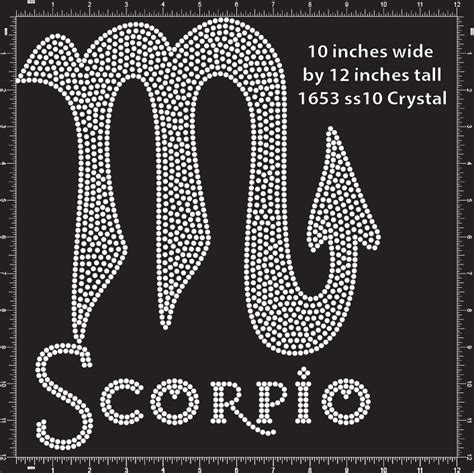 Live Bonus Scorpio Symbol ss10 – Rhinestone Mechanic Digital Design Garage