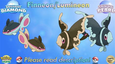 Shiny/non-shiny Finneon/lumineon 6IV Brilliant - Etsy