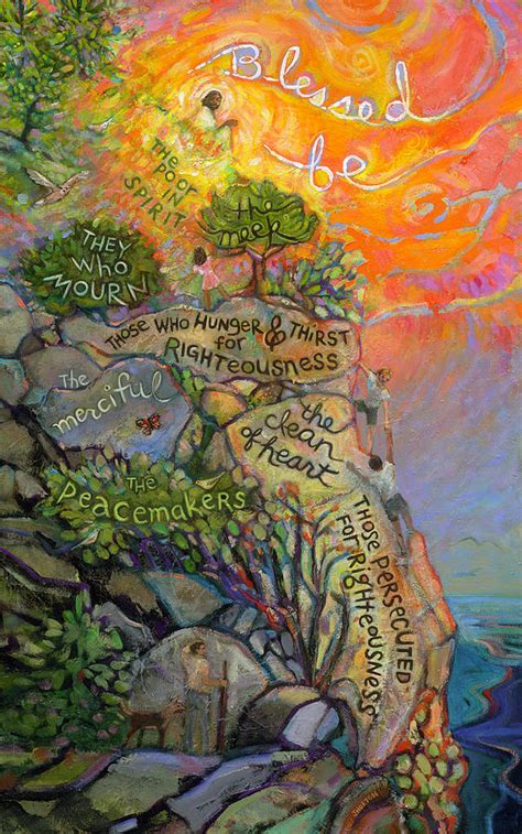 The Beatitudes Painting by Jen Norton - Fine Art America