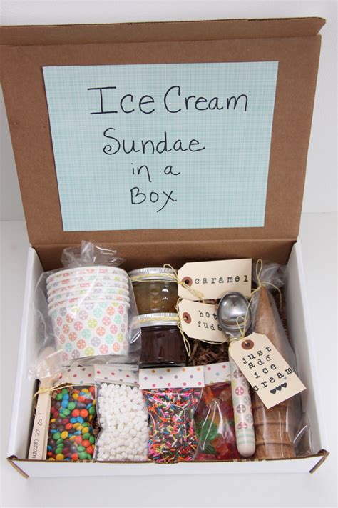 Ice Cream Sundae in a Box Gift Idea - Smashed Peas & Carrots